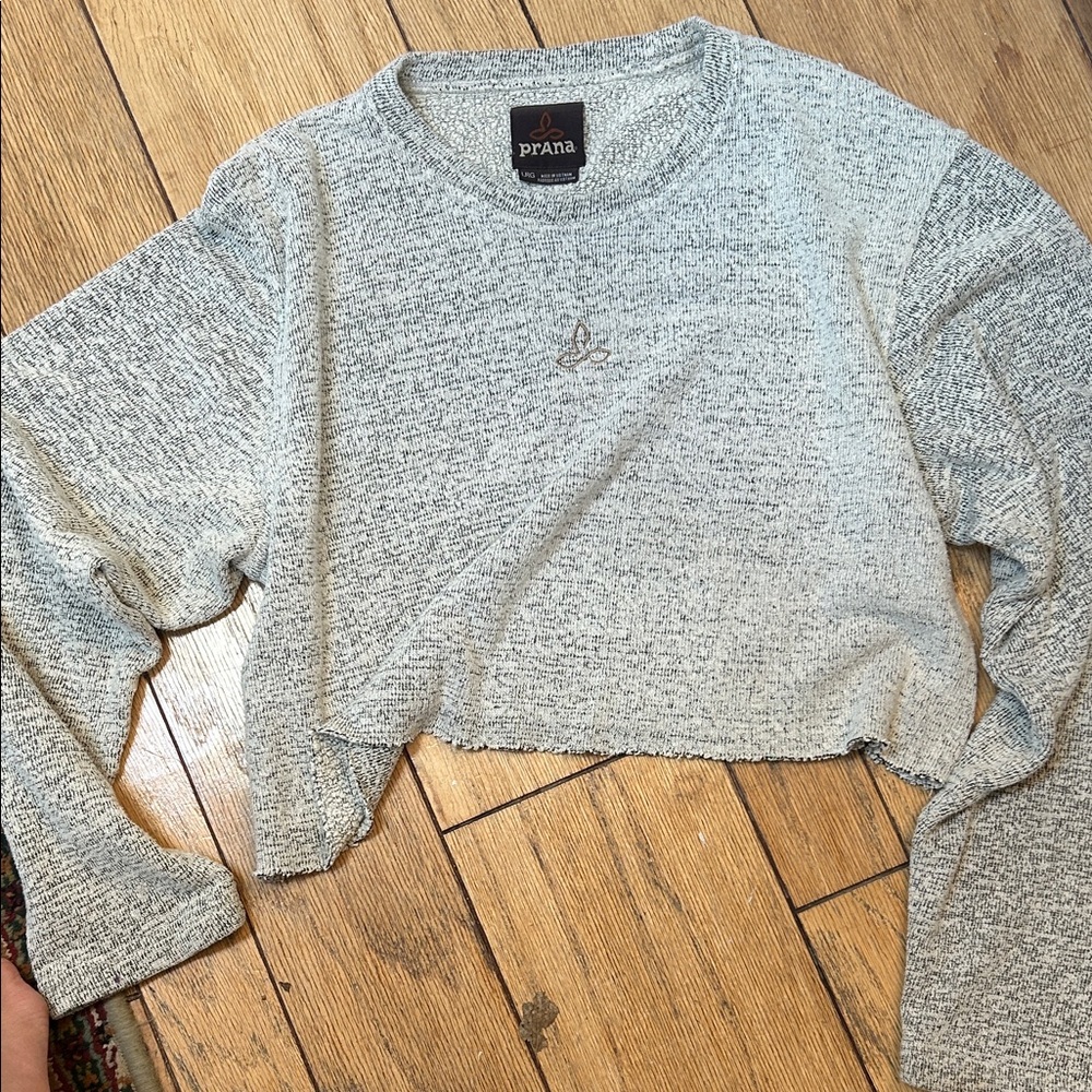 Prana Heathered Gray Women's Sweatshirt